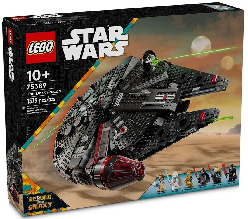 

Конструктор Lego Star Wars Темный сокол 1579 деталей (75389)