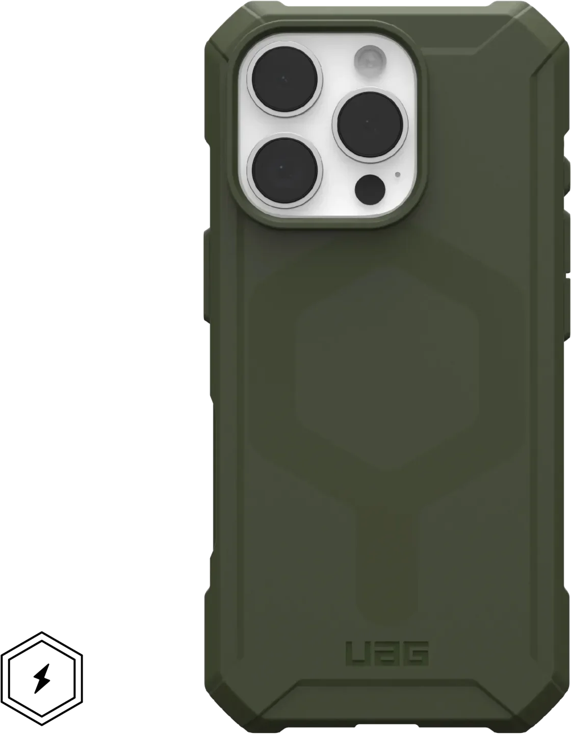 

Urban Armor Gear Uag Essential Armor Magsafe Olive Drab (114448117272) for iPhone 16 Pro