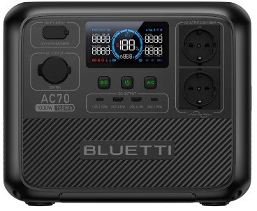 

Зарядная станция Bluetti AC70 768Wh 1000W