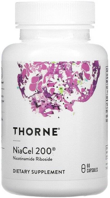 

Thorne Research NiaCel 200 Никотинамид рибозид 60 капсул