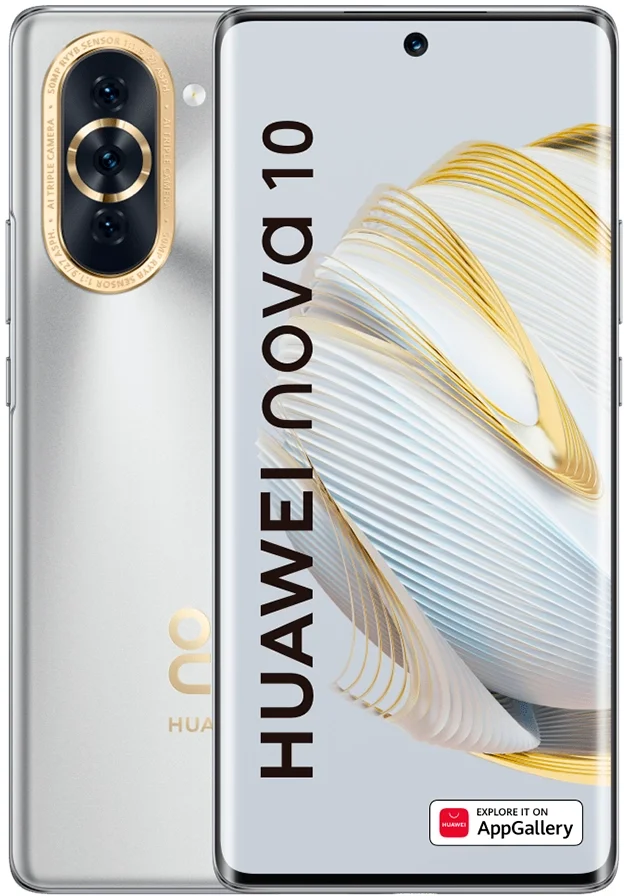 

Смартфон Huawei Nova 10 Pro 2022 8/256Gb Silver Approved Вітринний зразок