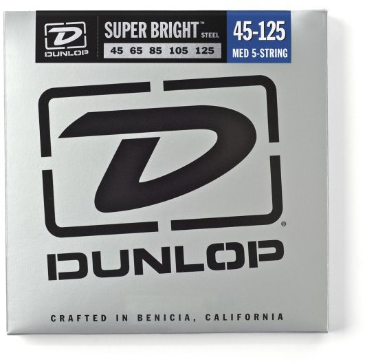 

Струни Dunlop DBSBS45125 Super Bright Steel 45-125