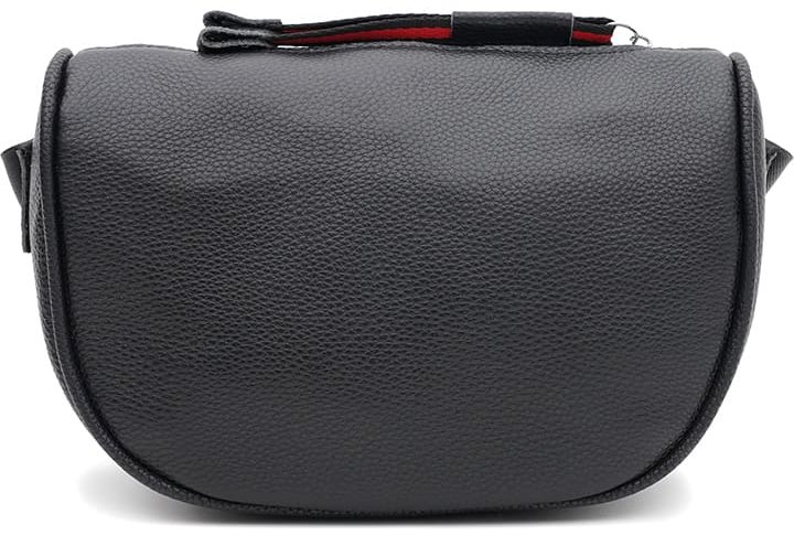 

Женская сумка-седло Borsa Leather черная (K120172bl-black)