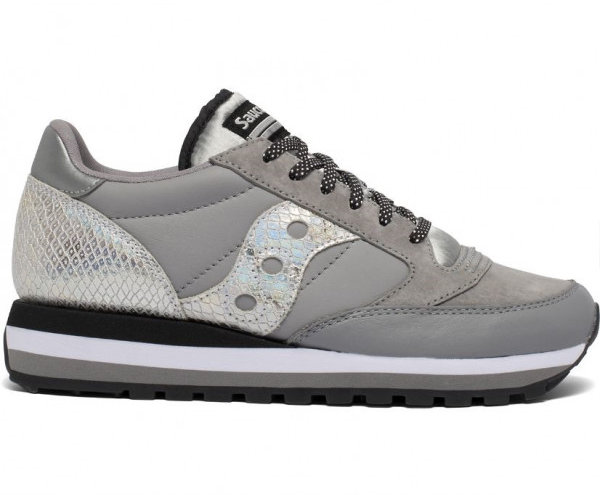 

Кроссовки Saucony Jazz Triple Snakeskin (60550-3S) 37 (7) серые натуральная замша демисезон