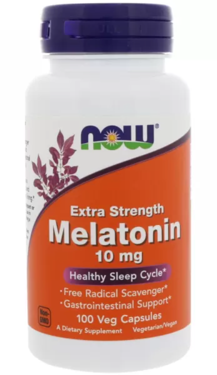 

Now Foods Melatonin 10 mg Extra Strength 100 caps