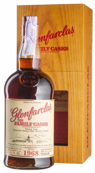 

Виски Glenfarclas Family Cask 1968 S16 #5243 41.7 % 0.7 л Wb (BW38135)