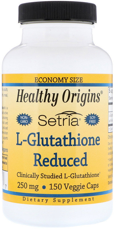 Акція на Healthy Origins L-Glutathione (Setria®) 250 mg 150 Caps (HOG-41334) від Stylus