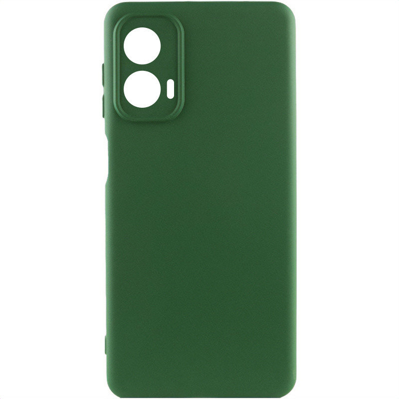 

Lakshmi Case Silicone Cover Full Camera Dark Green для Motorola Moto G24