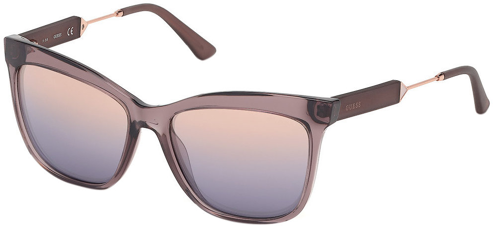 Акція на Женские солнцезащитные очки Guess с зеркальными линзами, бабочка (PGU7620-83Z55) від Stylus