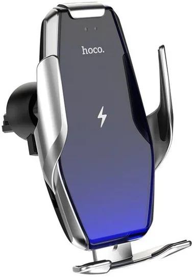 Акція на Hoco Car Holder S14 Wireless Charger 15W Silver від Stylus