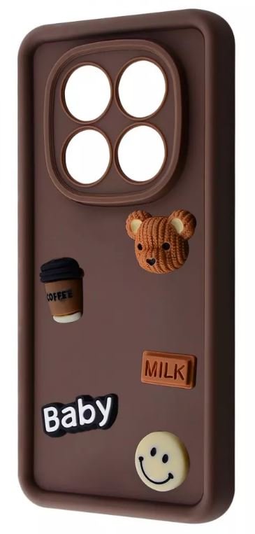 

Mobile Case Pretty Things Brown/Bear for Xiaomi Redmi Note 14 Pro+