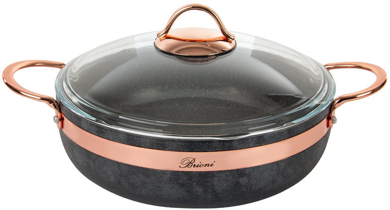 

Сотейник Brioni Antrasite Copper 26 см 2.8 л (764-008)