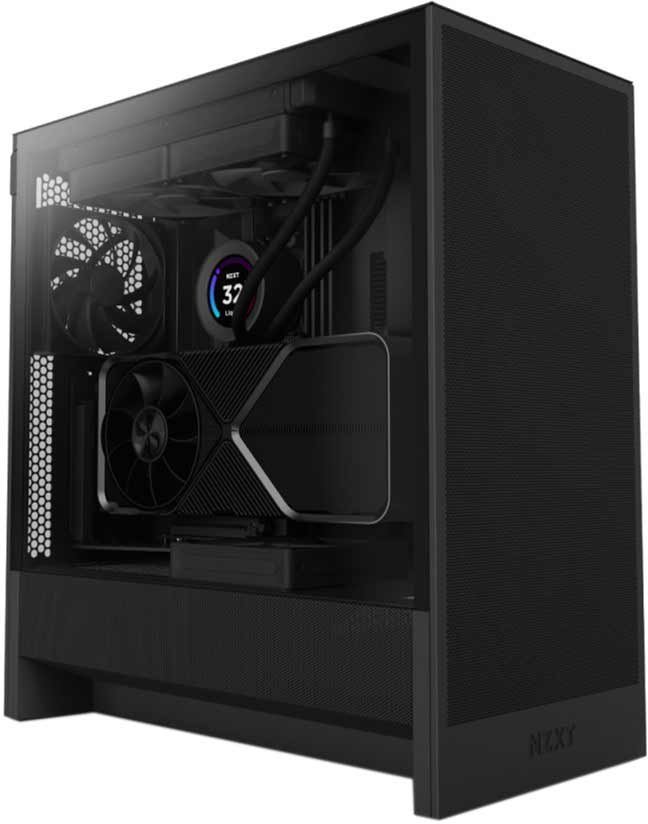 Акція на Nzxt H5 Flow Black (CC-H52FB-01) від Stylus