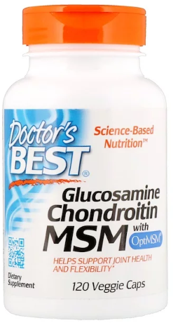 Акція на Doctor's Best Glucosamine Chondroitin Msm with OptiMSM 120 Caps (DRB-00080) від Stylus