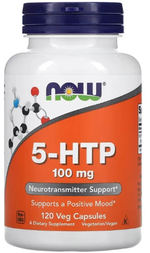 Акція на Now Foods 5-HTP 100 mg 120 veg caps від Stylus