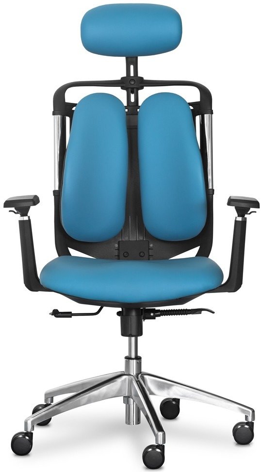 Акція на Офисное кресло Mealux Testa Duo Blue (Y-552 Kbl Duo) від Stylus