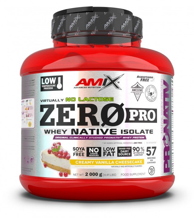 Акція на Amix ZeroPro Protein 2000 g /56 servings/Creamy Vanilla Cheescake від Stylus