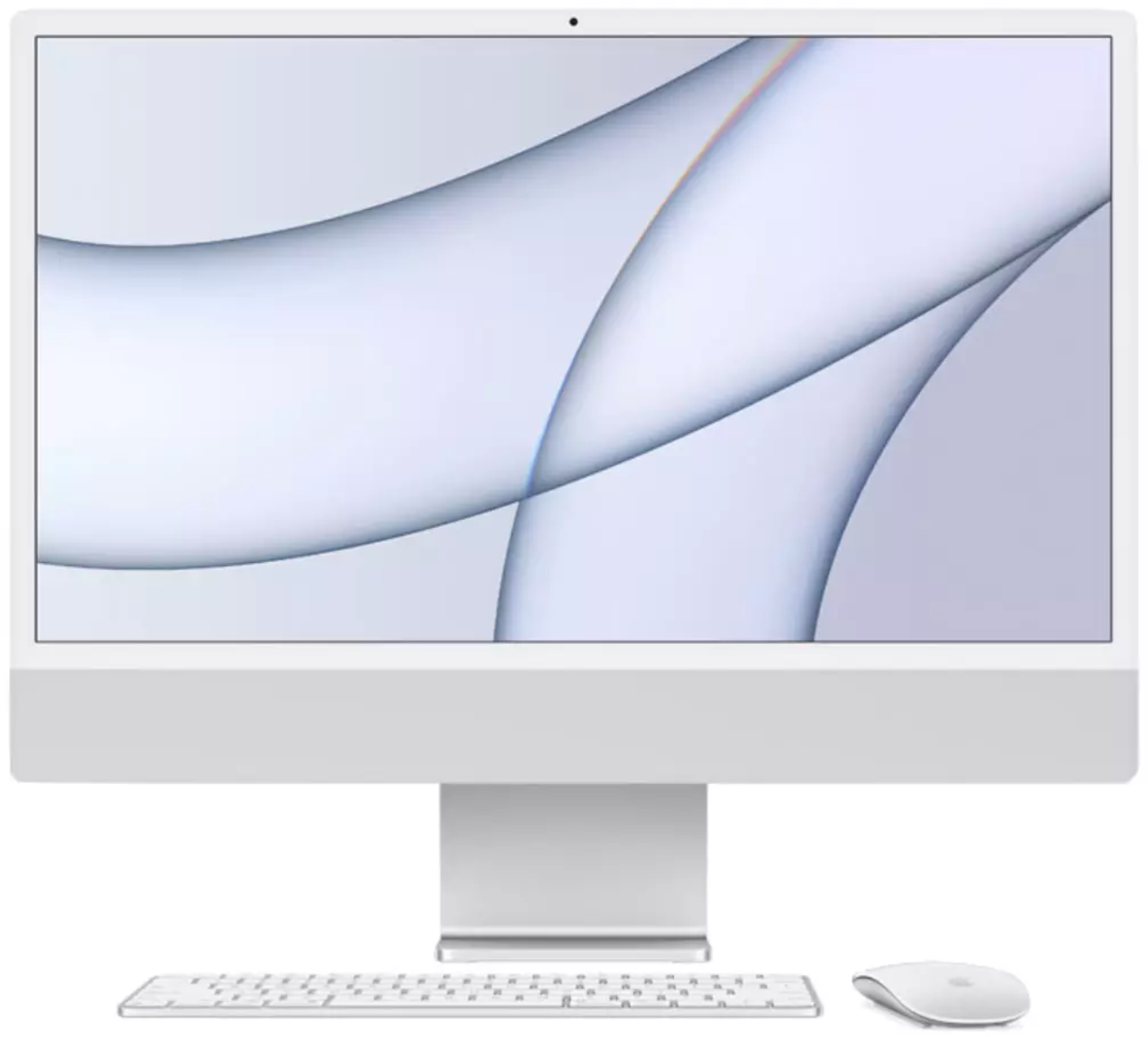 Акція на Apple iMac M1 24" 256GB 8GPU Silver Custom (Z12Q000NR) 2021 від Stylus