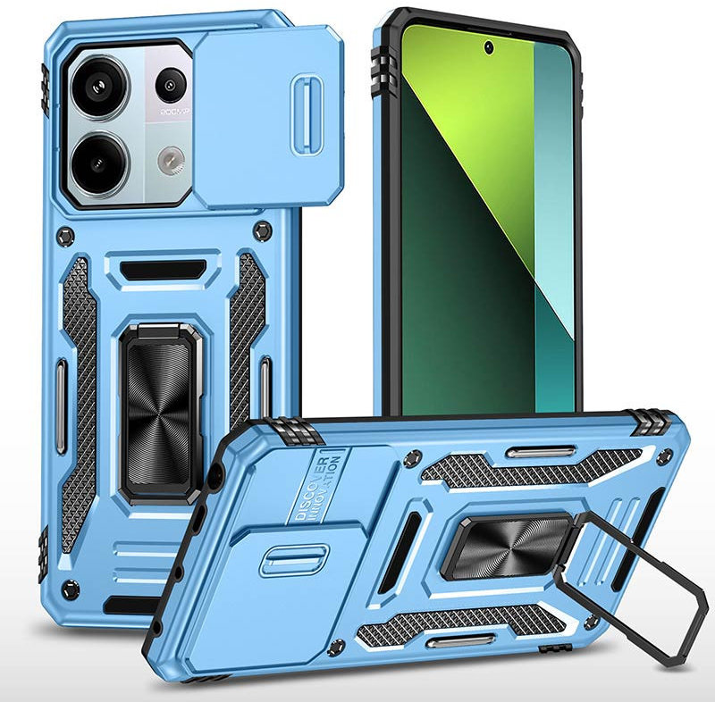 

Mobile Case Camshield Army Ring Light Blue for Xiaomi Poco X6 Pro