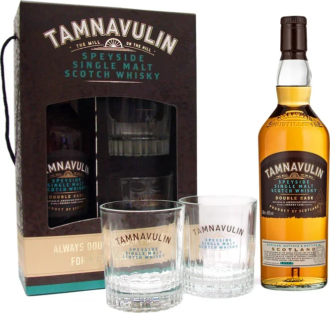 

Віскі Tamnavulin Double Cask 40% + 2 келихи 0.7 л (4820196540199)