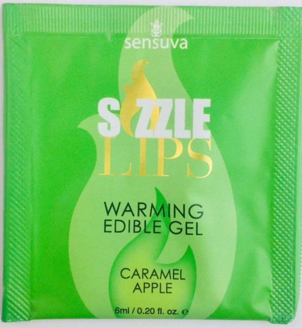 

Пробник массажного геля Sensuva - Sizzle Lips Caramel Apple (6 мл)