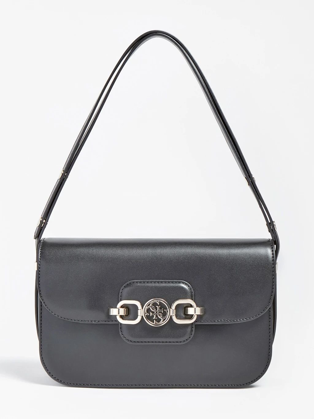 

Женская сумка через плечо Guess Hensely Cnvrtble Shoulder Bag черная (HWVG8113210-BLA)