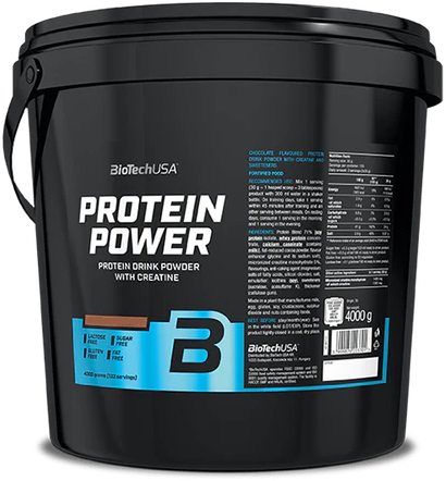 Акція на BioTechUSA Protein Power 4000 g / 133 servings / Strawberry Banana від Stylus