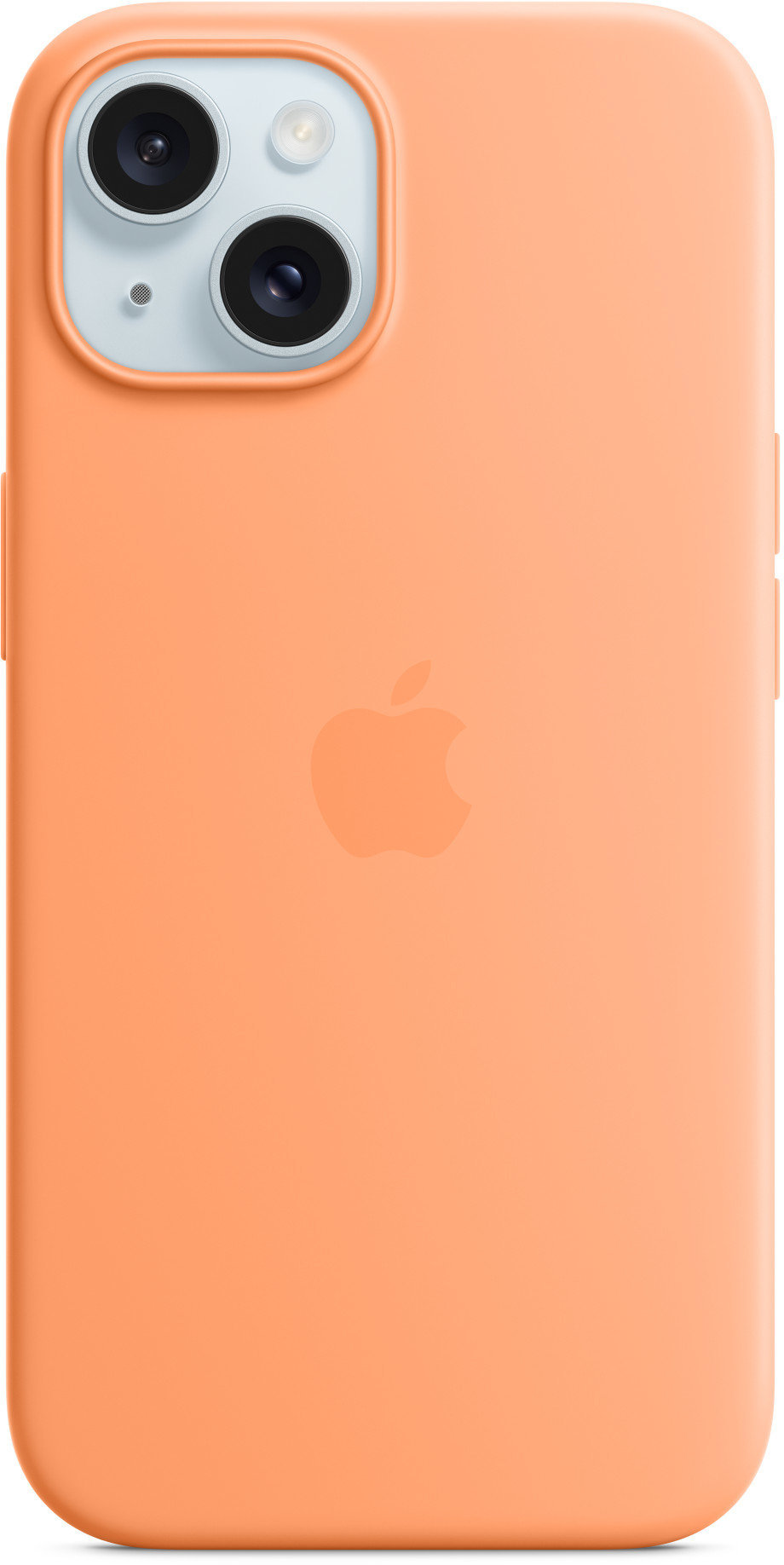 

Apple iPhone 15 Silicone Case with MagSafe - Orange Sorbet (MT0W3ZM/A)