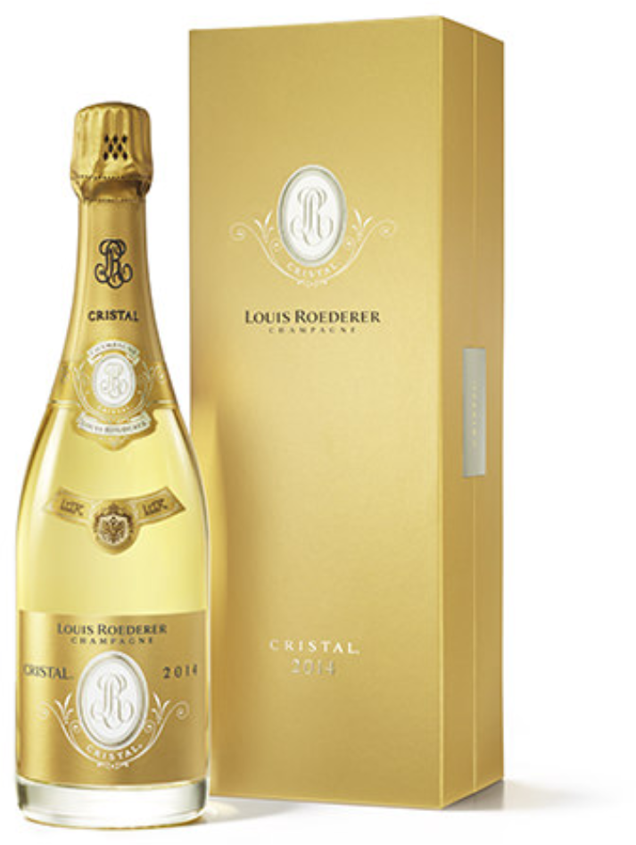 

Шампанське Louis Roederer Cristal Vintage 2014 біле брют Gift Box 0.75 (VTS1003146)