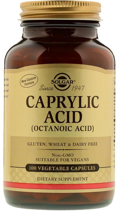 

Solgar Caprylic Acid 100 Vegetable Capsules