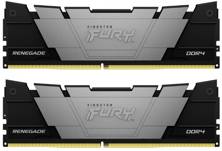 

Kingston Fury 16 Gb (2x8GB) DDR4 3600 MHz Renegade Black (KF436C16RB2K2/16)