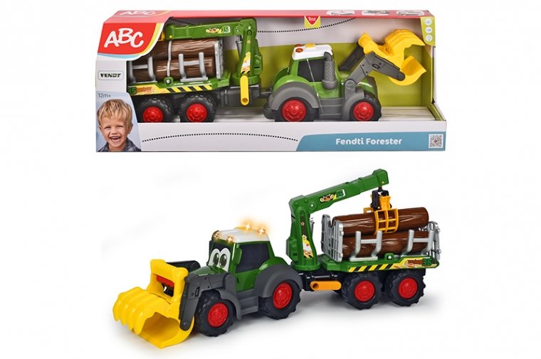 

Трактор лесника Dickie Toys АВС "Фендт" с краном