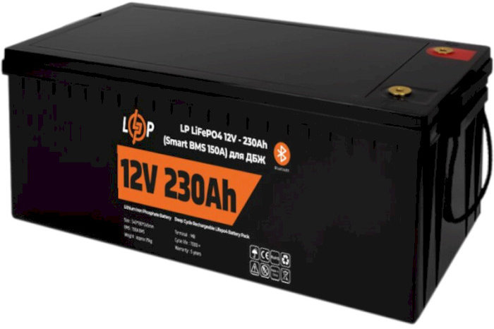 

LogicPower 12V (12.8V) - 230 Ah (2944Wh) (20199)