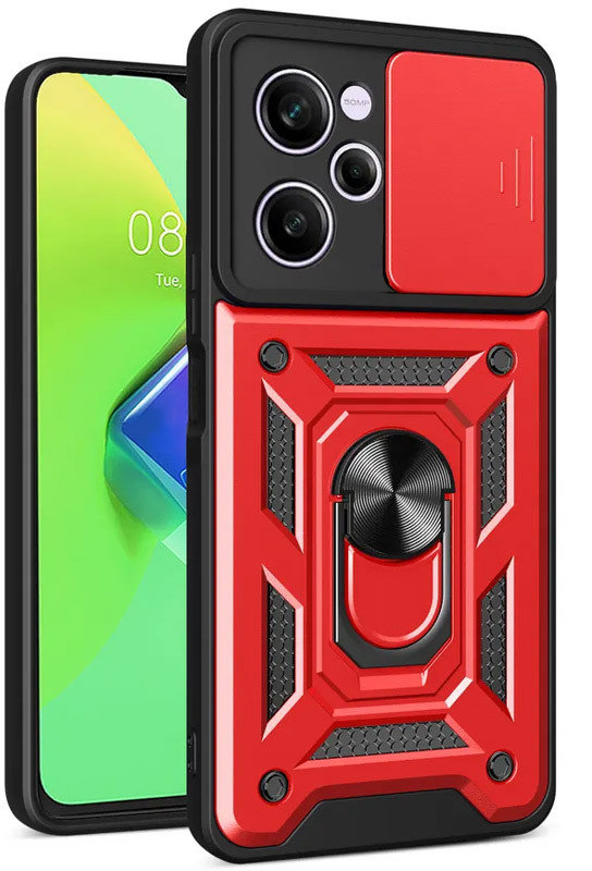 

Mobile Case Camshield Serge Ring Red for Xiaomi Poco X5 5G/Note 12 5G