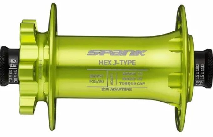 

Передня втулка Spank Hex J-TYPE Boost F15/20, Green (C04HJ122500ASPK)