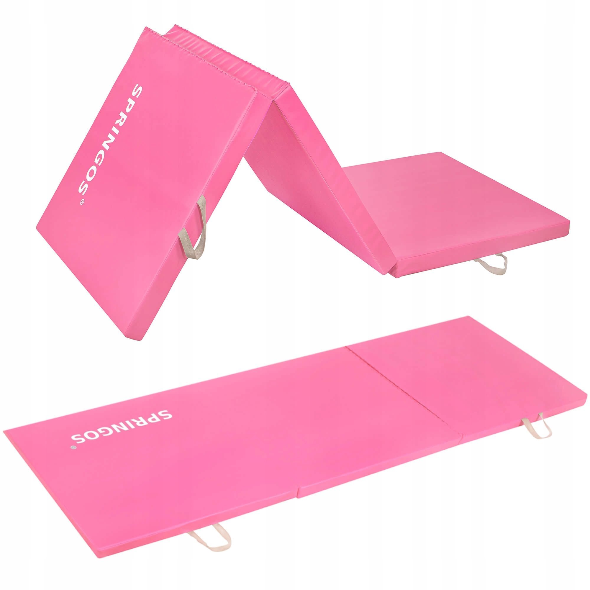 Акція на Мат гимнастический складной Springos 180 x 60 x 5.5 cм Pink (FA0061) від Stylus