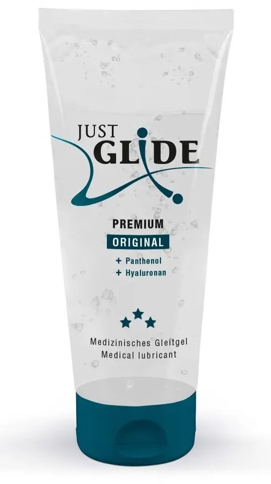 

Веганський органічний гель-лубрикант - Just Glide Premium, 200 ml