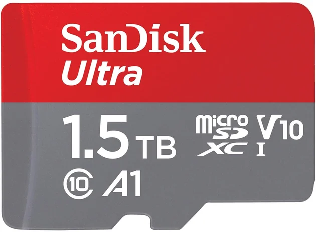 

SanDisk 1.5TB microSDXC UHS-I U1 V30 A1 Ultra (SDSQUAC-1T50-GN6MA)