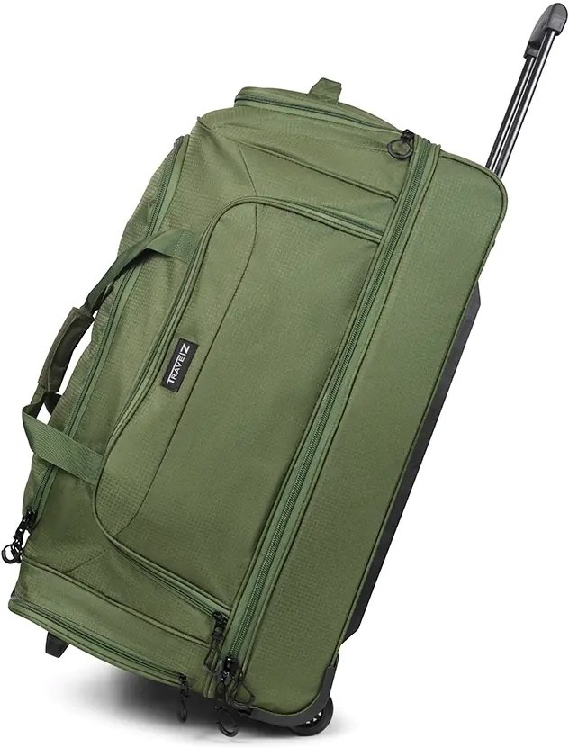 Акція на Дорожная сумка на колесах TravelZ Wheelbag Doubleloader green (603099) (931072) від Stylus