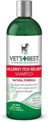Акція на Шампунь VET`S Best Allergy Itch Relief Dog Shampoo для собак при алергії 470 мл (vb10345) від Y.UA
