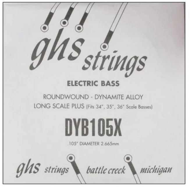 

Струна для бас-гитары Ghs Strings DYB105X