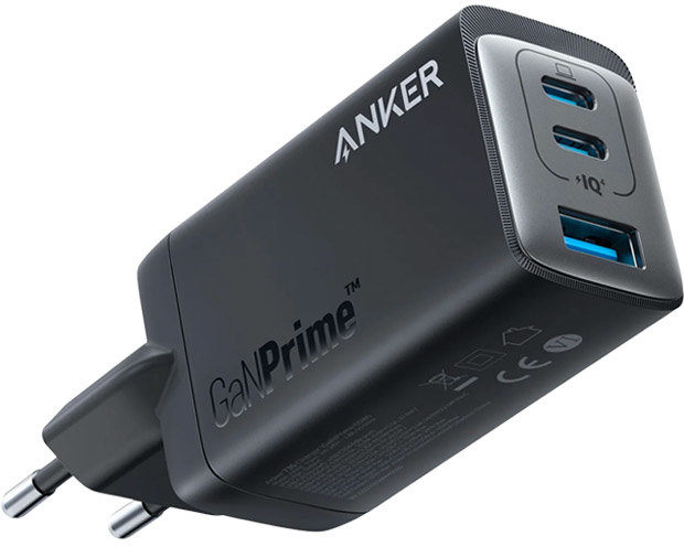 Акція на Anker Wall Charger 2xUSB-C+USB PowerPort 735 GaNPrime 65W Black (A2668311) від Y.UA