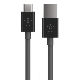 Акція на Belkin Usb Cable to USB-C 1m Black (F2CU029bt1M-BLK) від Stylus