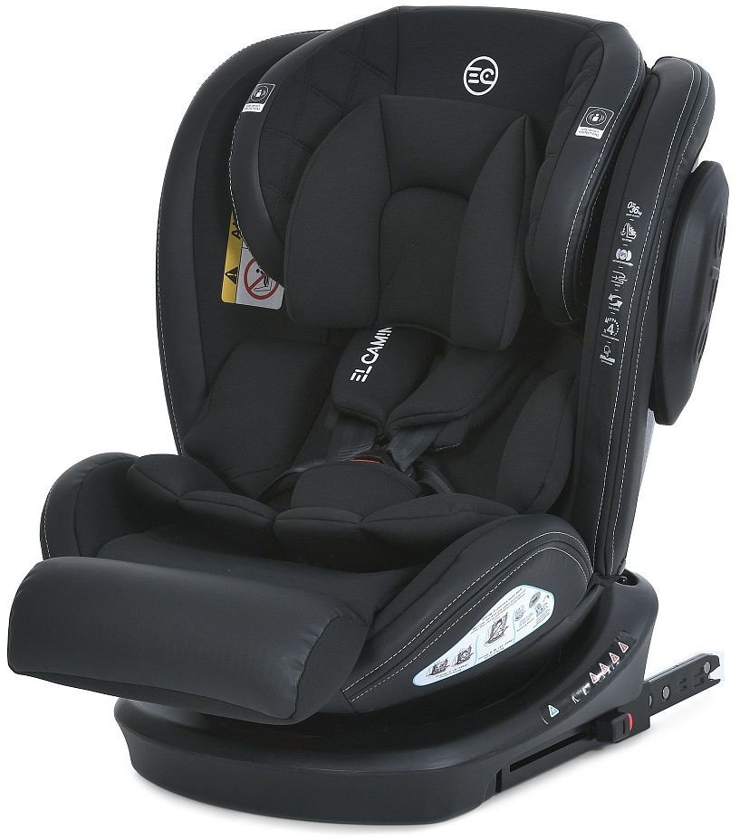 Акція на Автокресло El Camino Evolution 2 360 Me 1045 Isofix 0-36 кг melange black (ME 1045 melange black) від Stylus