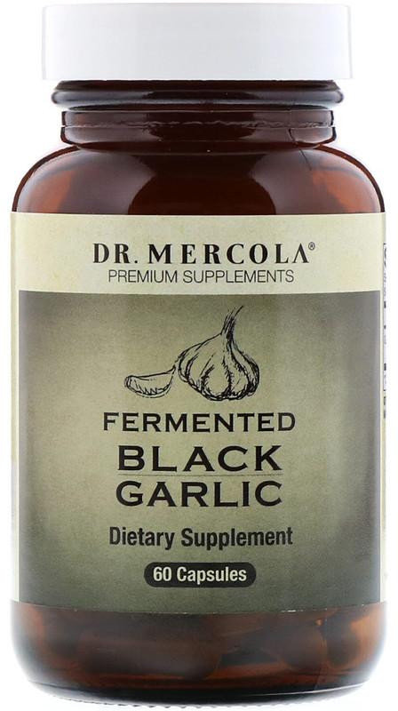 

Dr. Mercola Fermented Black Garlic 60 Caps Чорний часник ферментований