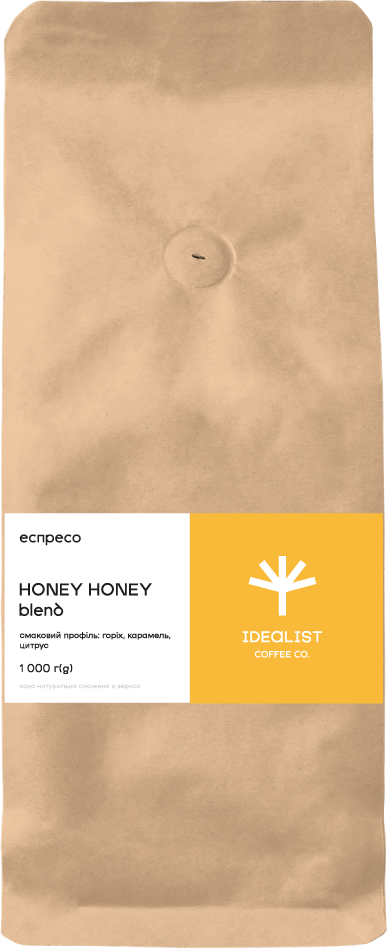 Акція на Кава Idealist Coffee Co Honey Honey бленд у зернах 1000 г від Y.UA