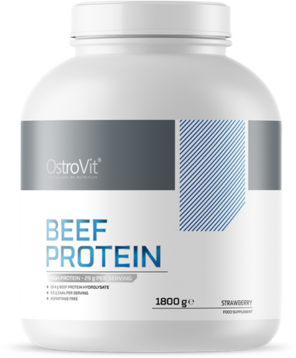 Акція на OstroVit Beef Protein 1800 g / 60 servings / strawberry від Stylus