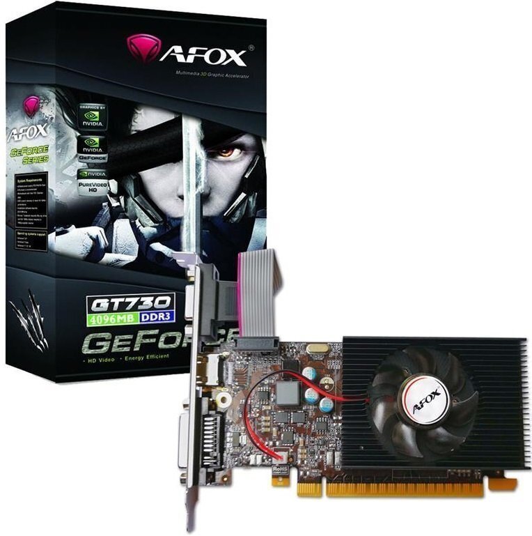 

Afox GeForce GT730 4 Gb (AF730-4096D3L3)