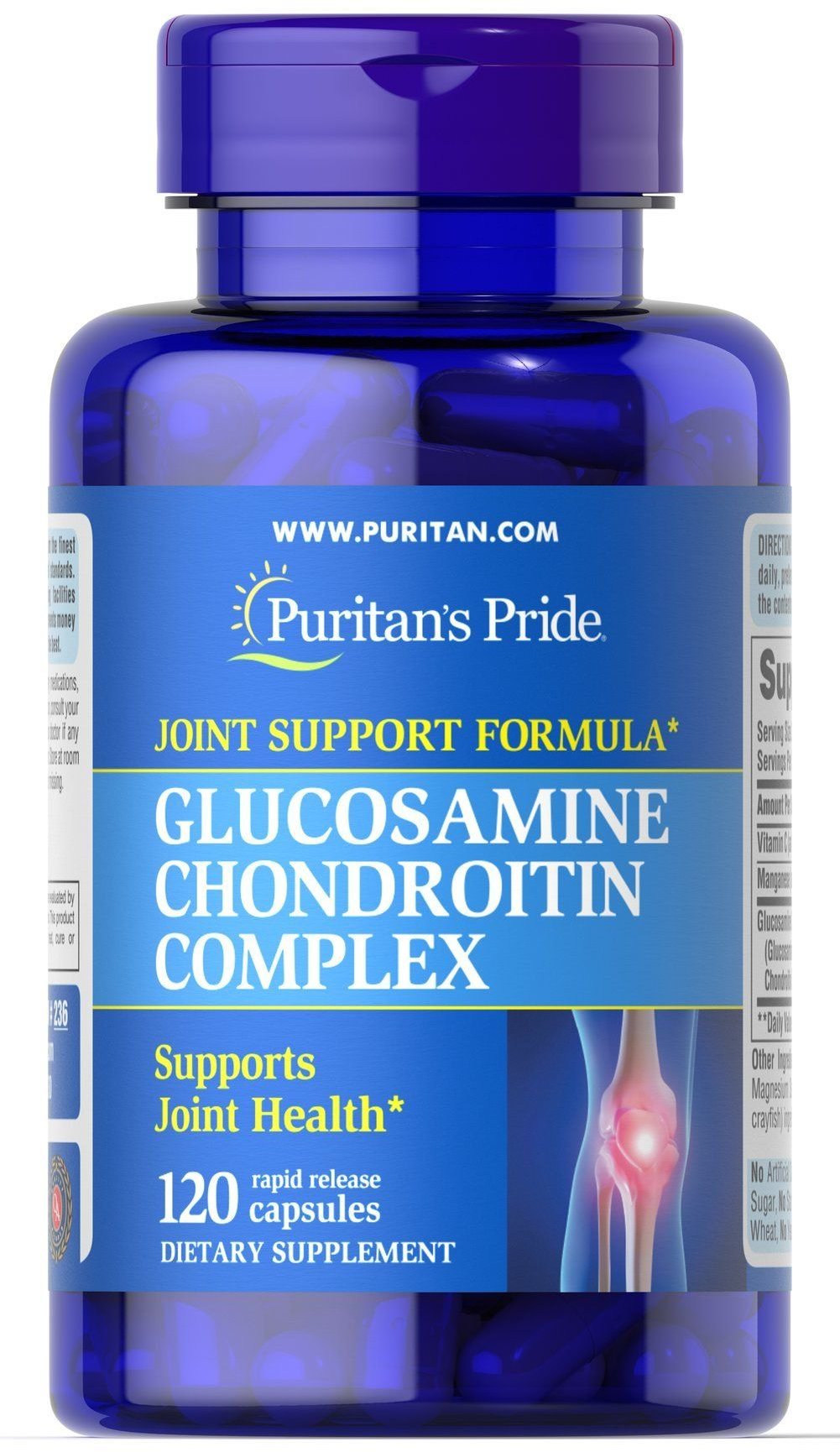 

Puritan's Pride Glucosamine Chondroitin Complex Глюкозамін ходроітін 120 капсул