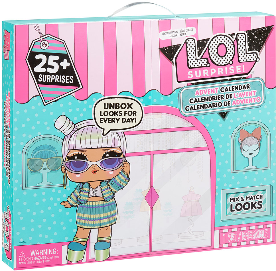 Акція на Ігровий набір із лялькою L.O.L Surprise! Адвент-календар , 25 сюрпризів (591788) від Y.UA